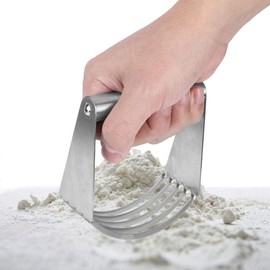 Batidora de masa, batidora de pastelería Cortador de pastelería de acero inoxidable profesional Batidora de masa de acero inoxidable Cortador de harina Mezclador,Accesorios para Batidoras de Varillas
