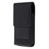 DFV mobile Case Metal Belt Clip Vertical Textile and Leather
