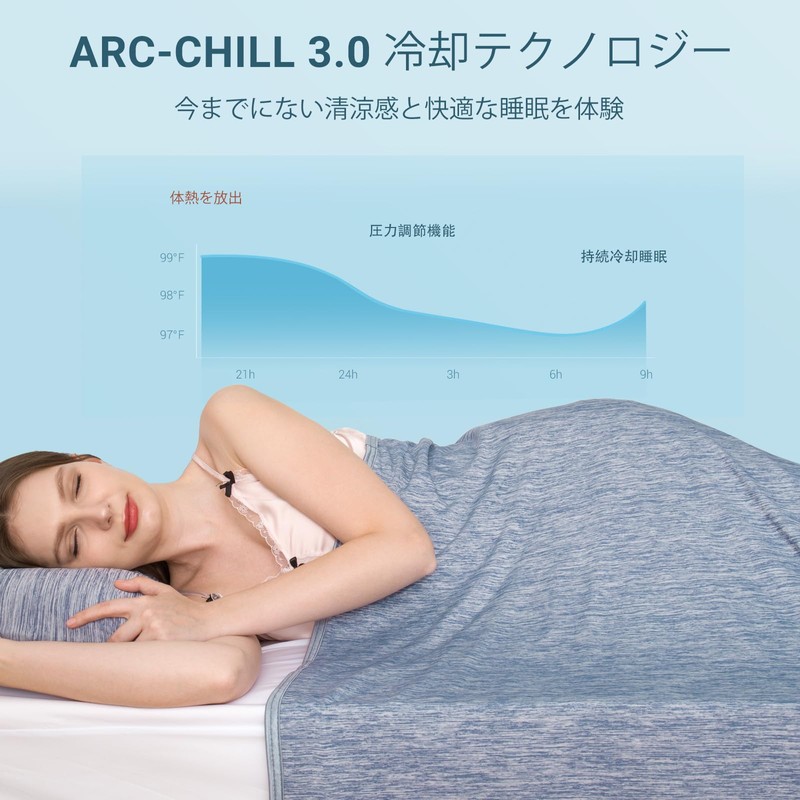LUXEAR Cooling Towel Blanket, For Summer, Double-Sided Cooling Blanket, 51.2