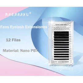Blister Nagaraku Auto-fans Autofloracion Extensión Pestañas