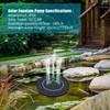 2.5W Solar Fountain Pump With 360°Rotatable Nozzle Solar-power Fountain Free