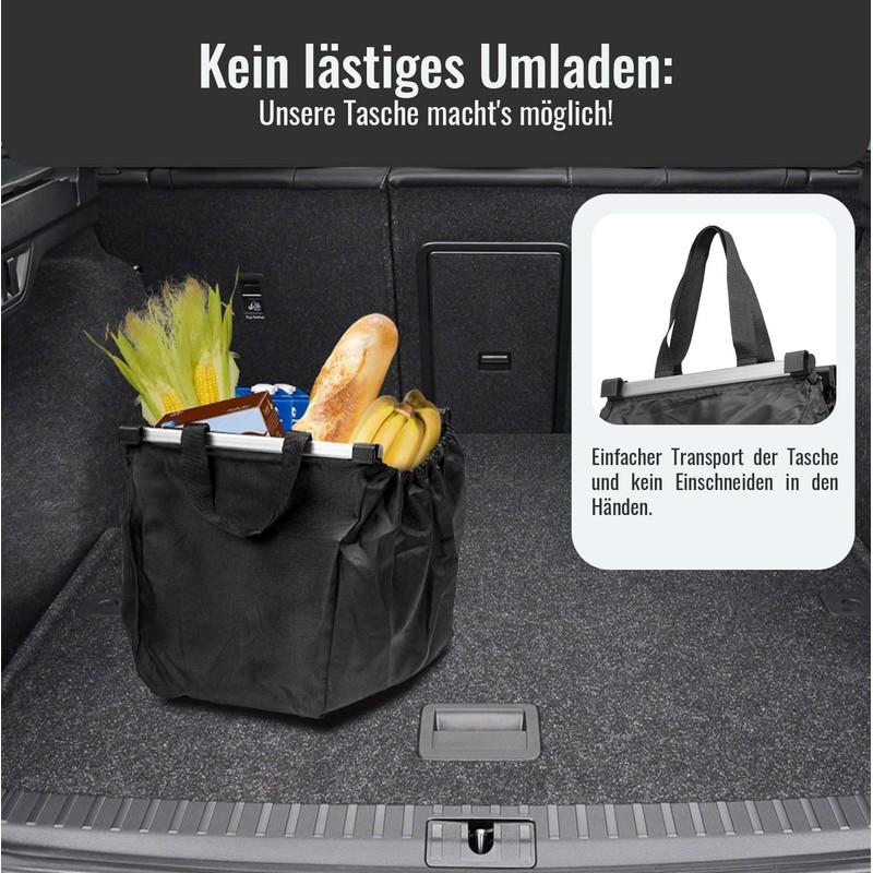 achilles Easy-Cooler Alu Foldable Shopping Trolley Bag with Cooling Compartment,