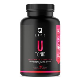 U Tonic  Mezcla de Arndano, Abedul y Vitamina C  180 Cpsulas  Complejo Para Apoyo del Tracto Urinario para Hombres y Mujeres  B Life                  