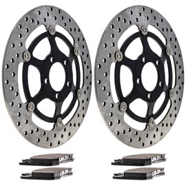 NICHE Front Brake Rotor Pad Semi Metallic Kit for Ducati 899 959 Panigale V2 61341021A 49240851A
