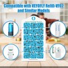 Qualirey 25 Pack Flying Insect Trap Refill Compatible with VEYOFLY