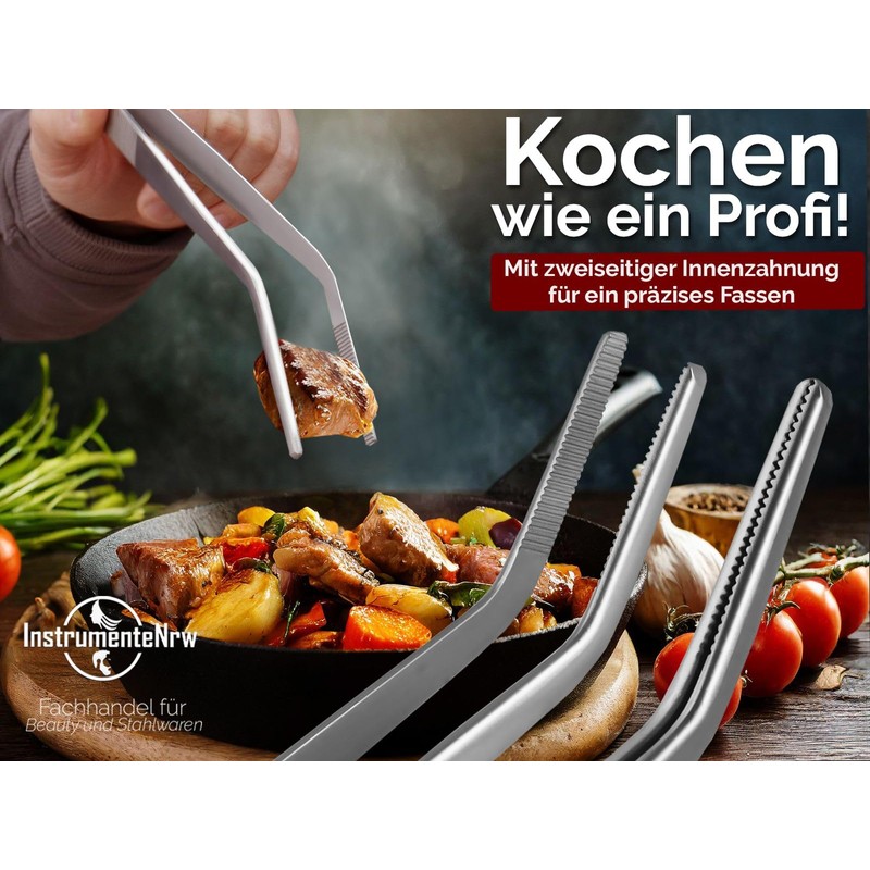 Premium Kitchen Tweezers | Barbecue Tweezers | Cooking Tweezers |