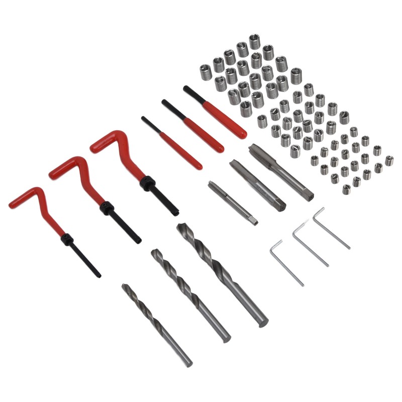 75Pcs Thread Repair Kit Restore Tool Spanner Wrench Twist Drill
