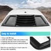 LitMiRaCle Rear & Side Window Louvers Windshield Sunshade Wind Shutter