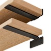 Shelf Brackets Floating Shlef Brackets 6-Inch 6-Packs, 1/5 Inch Thick