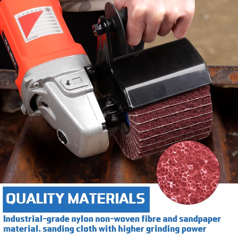 MOGRQAP Sanding Roller Brush Grit 60 Sanding Sleeves, Sanding Roll