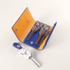 COGURE CONKC-L Key Case, Genuine Leather, European Embossed Leather, Large