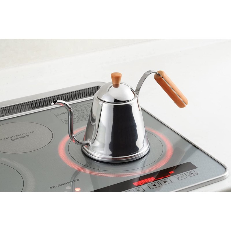 Yoshikawa 1 Litre Stainless Steel Cafe Time Drip Stove Kettle