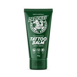 Dr Pickles VEGAN Tattoo Balm 1.76 oz / 50g - Vegan Formula, Heals + Protects + Rejuvenates Tattoos