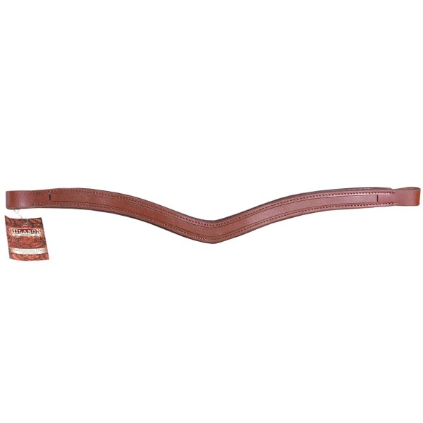 HILASON Cob U Shape English Padded Bridle Browband Blanks Empty