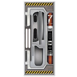 Spaceship Plastic Door Cover- 1 pc.