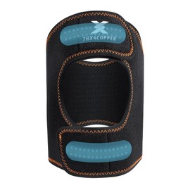 Thx4COPPER Patella Knee Support, Jumper Band, Adjustable, Breathable and Compression Patella Tendon Band, Stabilizers for Sports, Jumper Knee, Tennis Injuries, Meniscus Tear, M