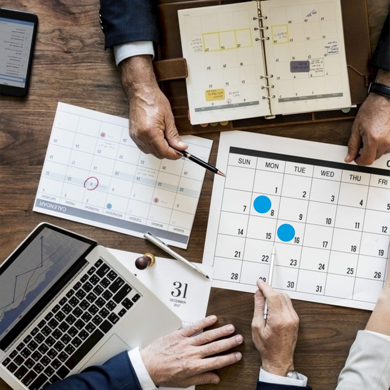 1050 PCS 3/4 Inch Round Color-Code Dot Stickers,Color Coded Stickers