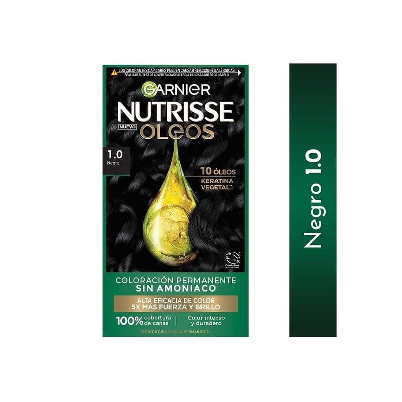 Tinte para cabello Nutrisse Oleos sin amoniaco 6.21 rubio oscuro