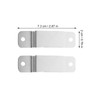 Veemoon 10pcs Metal Tape Measure Holder Clips, Belt Bow Clip