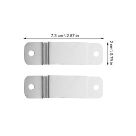 Veemoon 10pcs Metal Tape Measure Holder Clips, Belt Bow Clip Tool Holder Bench Tool Belt Hanger for Universal Worker Accessory