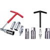 Mr. Gadget's Solutions 4PC T-Bar Spark Plug Spanner Wrench Set