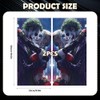 Piashow Car Sticker, Car Pillar Protector, 1 Set Clown Sticker,