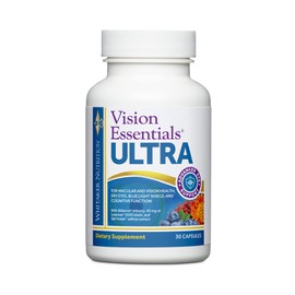 Dr. Whitaker's Vision Essentials Ultra with Lutein | Comprehensive Support with Just One Daily Pill for Macula & Retina Health, Eye Strain, Ocular Pressure, Digital Eye Fatigue, Mood Support and More