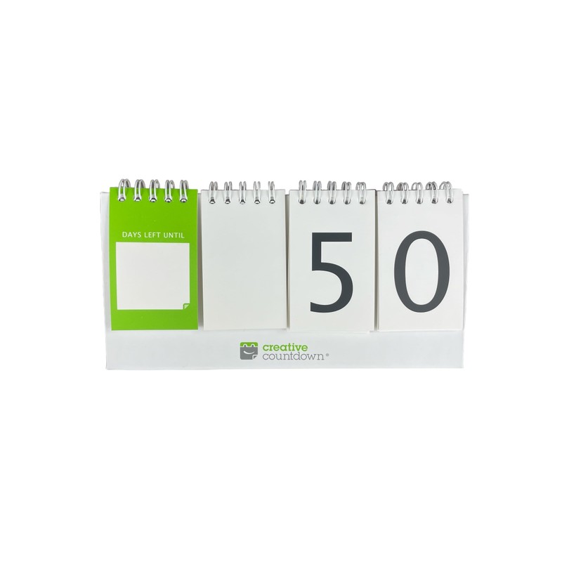Perpetual Countdown Calendar, Days Left Tracker for Holidays, Birthdays, Anniversaries,