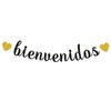 Maicaiffe Bienvenidos Banner - Spanish Welcome Theme Party Decor -