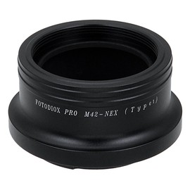 Fotodiox Pro Lens Mount Adapter, M42 Screw Mount Lenses (42mm x1 thread mount) to Sony E-Mount Mirrorless Camera Adapter - fits Sony Alpha a7, a7r, a7s, NEX-3, NEX-5, NEX-C3, NEX-5N, NEX-7, NEX-F3, NEX-5R, ,NEX-6, NEX-VG10, NEX-VG20, NEX-VG30, NEX-VG900,