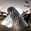 Qiilu Heat Protection Plate, 2 Universal Motorcycle Exhaust Muffler Heat