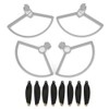 4pcs Propeller Protector 2 Pairs 4726F Black Propeller Fit for