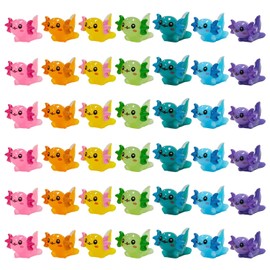 PLLDVEFD 42 Pieces Of Mini Newt Ornaments, Luminous Ornaments, Creative Resin Ornaments, Gardening Ornaments, Dollhouse Accessories.