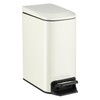 TIPGO Slim Bathroom Trash Can with Lid Soft Close, 6
