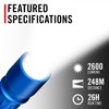 Coast XP11R 2600 Lumen USB-C Rechargeable LED Flashlight with Slide