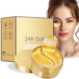 Parches para Ojos：Mascara para los Ojos 60 Pcs Parches Ojeras -Colageno Parches Contorno de Ojos | Eliminar Parches Bolsas y Ojeras | Patas Gallo e Hinchazón|Bolsas y Arrugas en Los| Antiarrugas Hidratante Parecer MenosCansado|60 pares antienvejecimiento