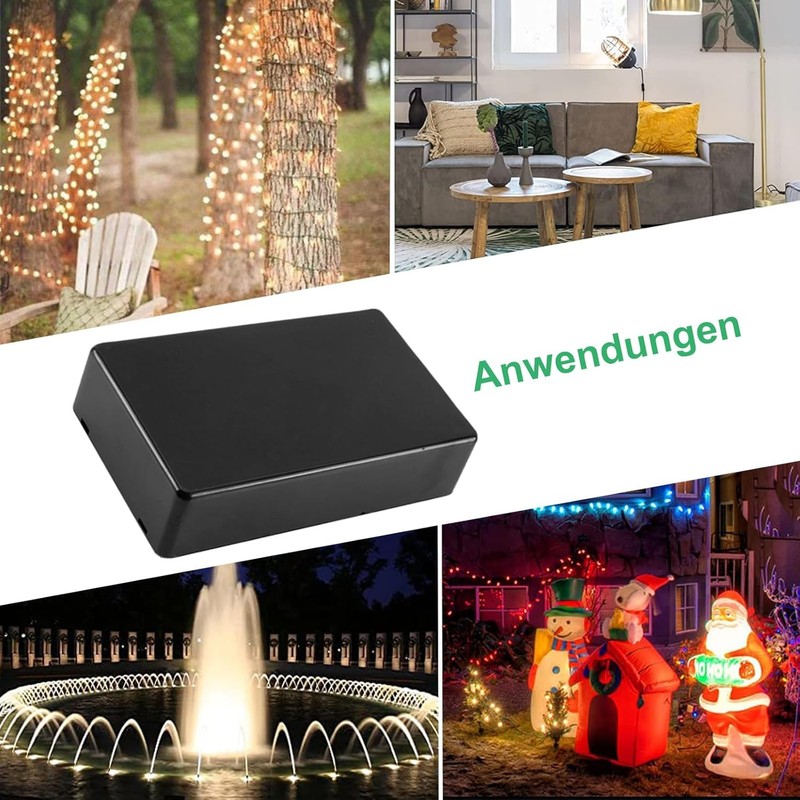 Waterproof Junction Boxes, Junction Box, 8 Pieces, Black Electronic Project