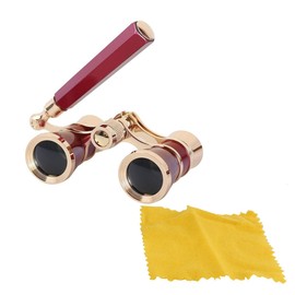 Namvo Portable Telescope Binoculars Magnification for Adults Women in Concert Theater Opera Red