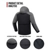 IRON JIA'S Motorcycle Jacket with CE Armor, Motorbike Riding Protective