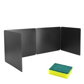 Grease Splatter Guard : Mineye Foldable Stove Splatter Guard, Stainless Steel Oil Splatter Guard, Stove Splash Guard Splatter Guard for Stove Frying Pan Splatter Guard 12.5 * 30 inch