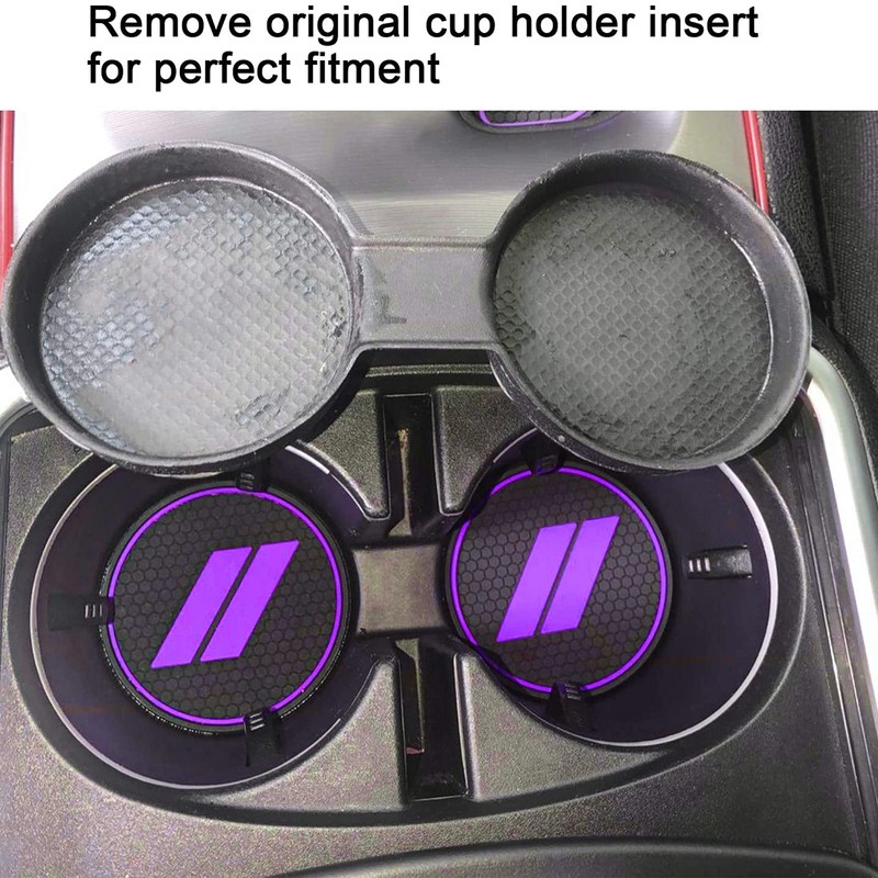 SENSHINE for Dodge Charger Accessories 2010-2014 Non-Slip Anti Dust Cup