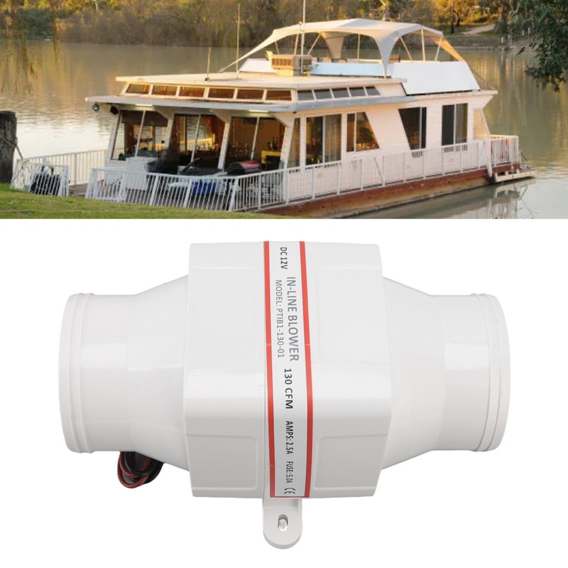 12v Electric In Line Blower ABS Shell Marine Boat in