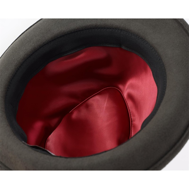 Decentron Men's Wool Felt Winter Hat Short Brim Fedora Hat