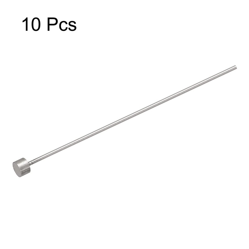 sourcing map Straight Ejector Pins, 1.5mm (1/16") Dia. 65Mn Steel