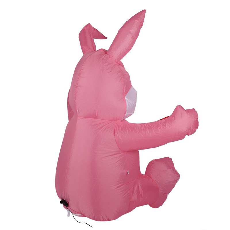 Easter Inflatable Yard Decoration 4.9ft Easter Inflatable Bunny Happy Easter