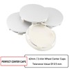 RTRHINOTUNING 4PCS 62mm Wheel Center Caps Compatible with Rays Volk