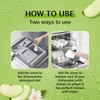 YUCO Dishwasher Detergent Sheets 100 Loads, Liquid-Free Dish Soap Cleaner