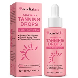 Sunless Tanning Drops To Drink,Face Tanning Drops,Moisturizing Bronzing Tanner for Face & Body,Promotes skin health,No Streaks, for All Skin Types(50ml)