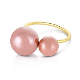 Classique Napkin Rings, color Grey Gold, set of 4 pcs (Gold)