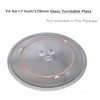 2 Pack 7 Inch Microwave Turntable Ring Microwave Roller Ring,